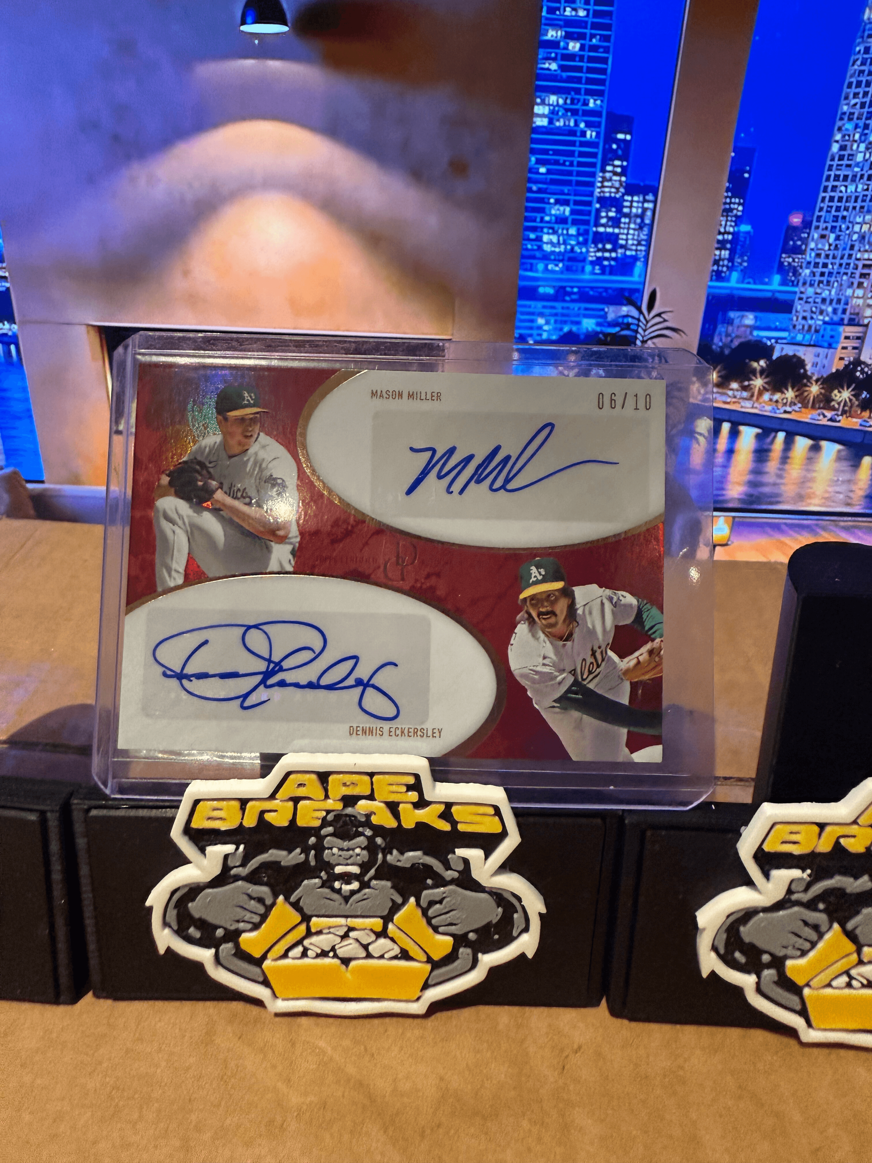 2025 Topps Dynamic duals Mason Miller Dennis Eckersley dual auto 6/10