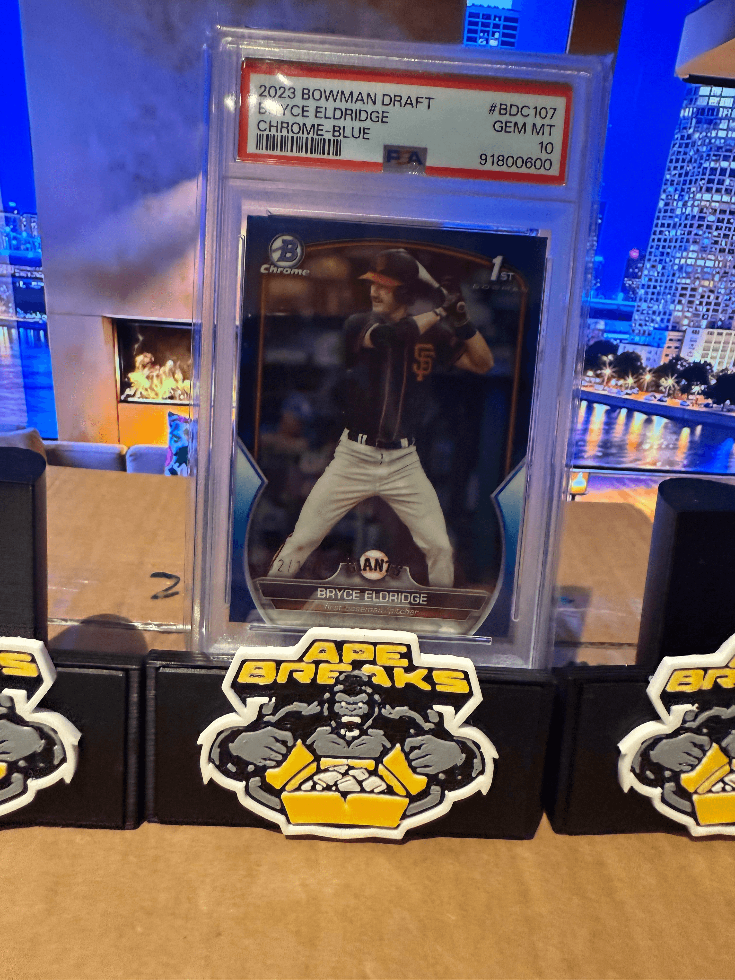 2023 Bowman Draft Bryce Eldridge Chrome blue /150 PSA 10