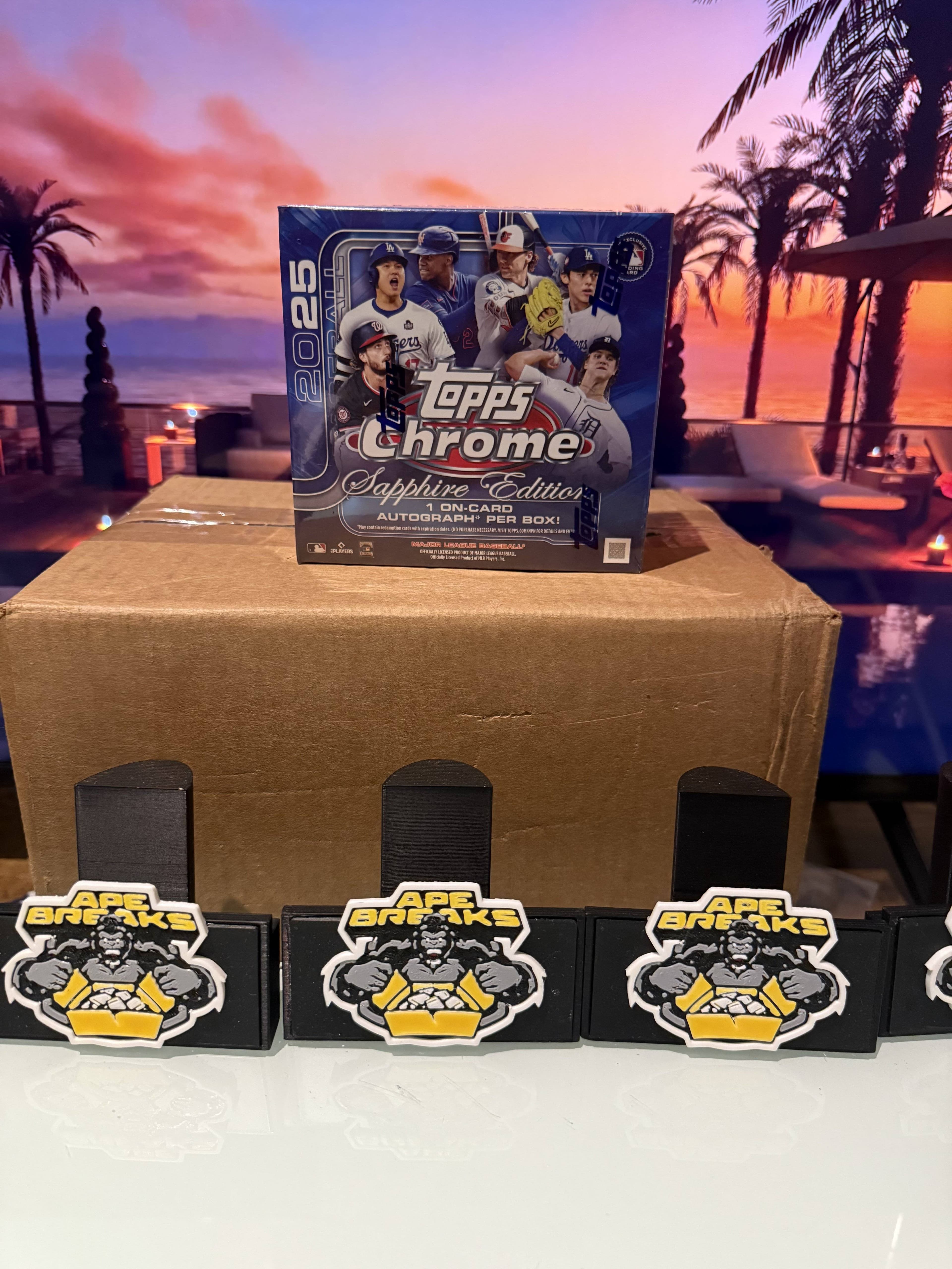 2025 Topps Chrome Sapphire Baseball