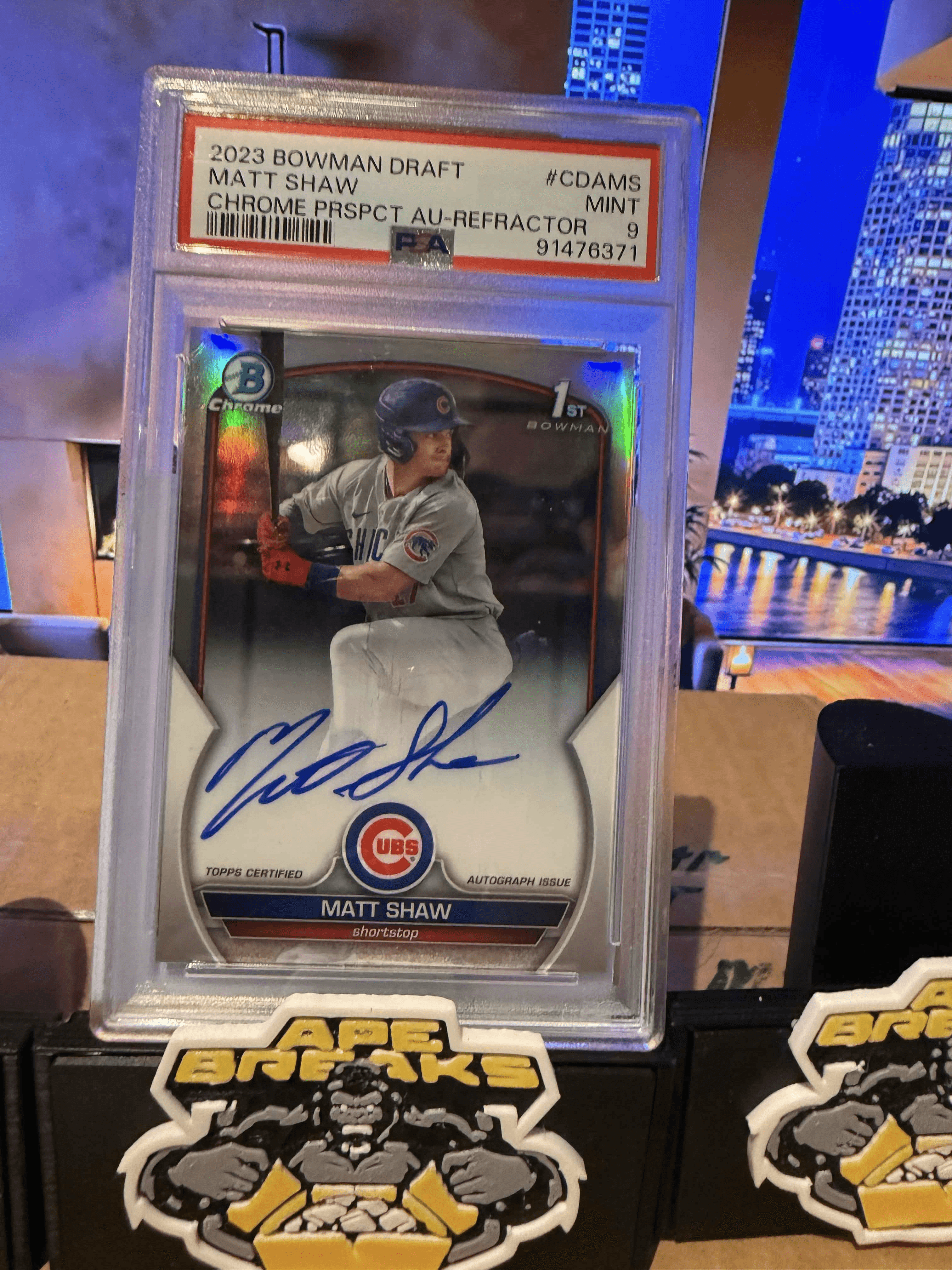 2023 Bowman Draft Matt Shaw Refractor auto /199