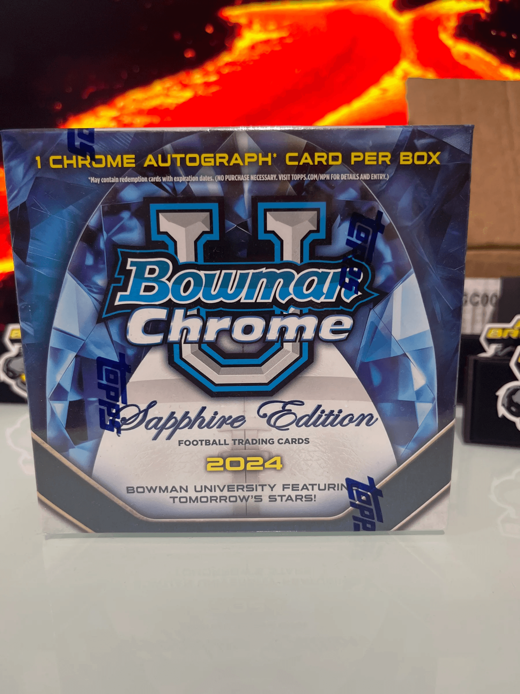 2024 Bowman Chrome U Sapphire Edition Football Cards