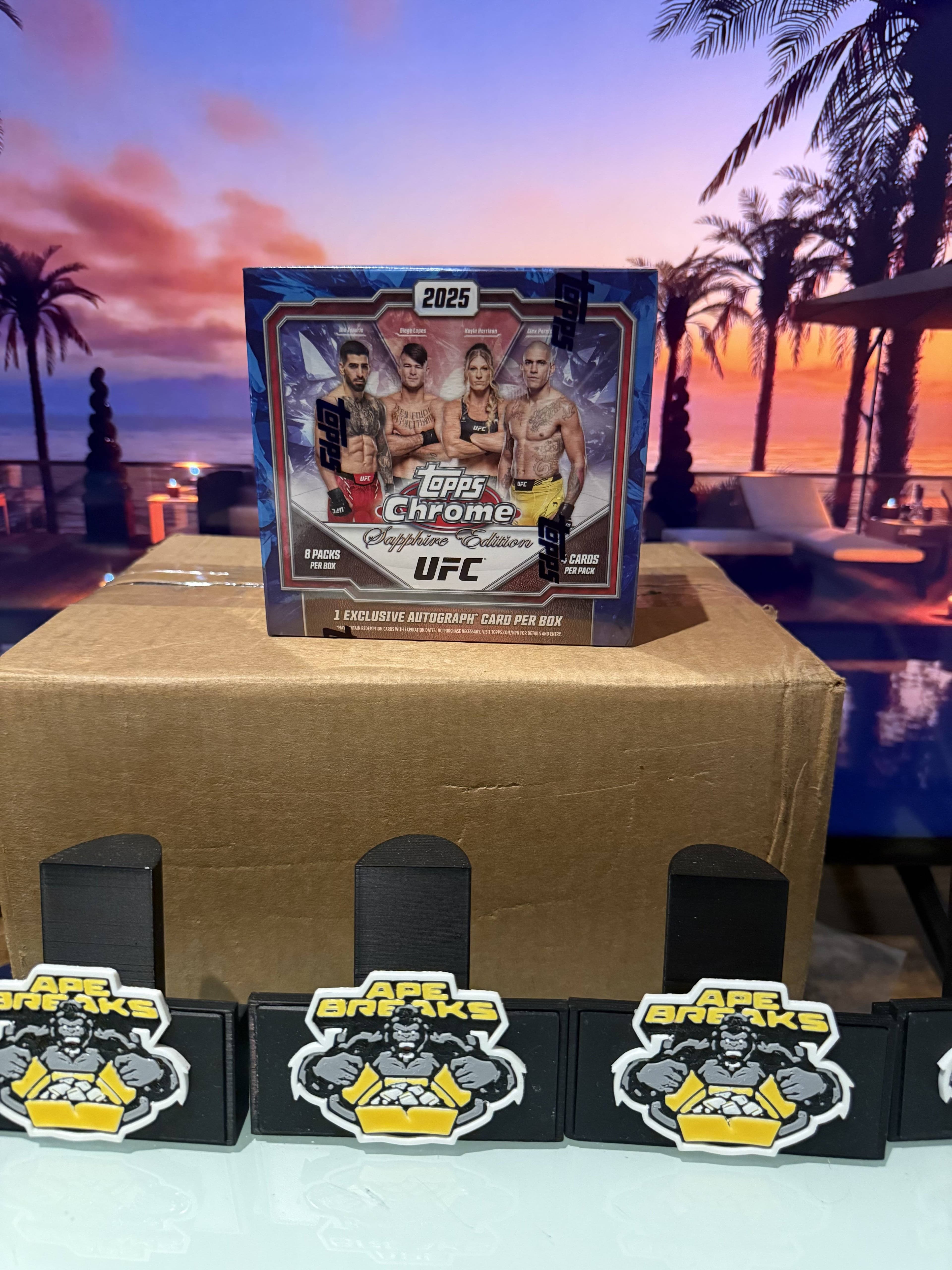 2025 Topps Chrome UFC Sapphire